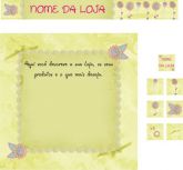 Kit Loja Elo7 Flores Green
